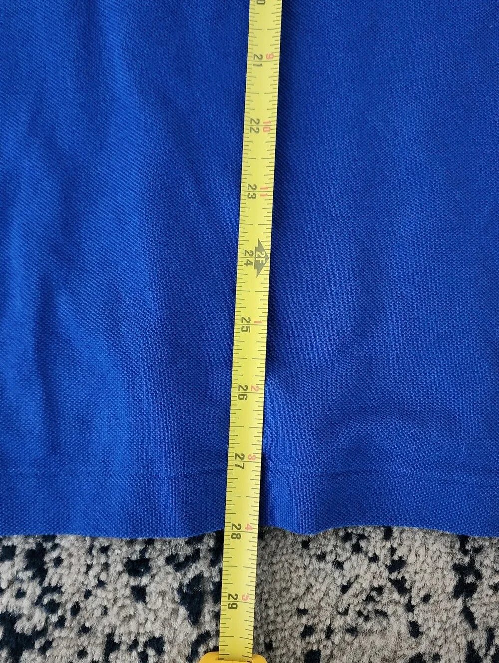 Ralph Lauren Men Blue Luxury Multicolor Big Ponny Logo Cotton Polo Size Large